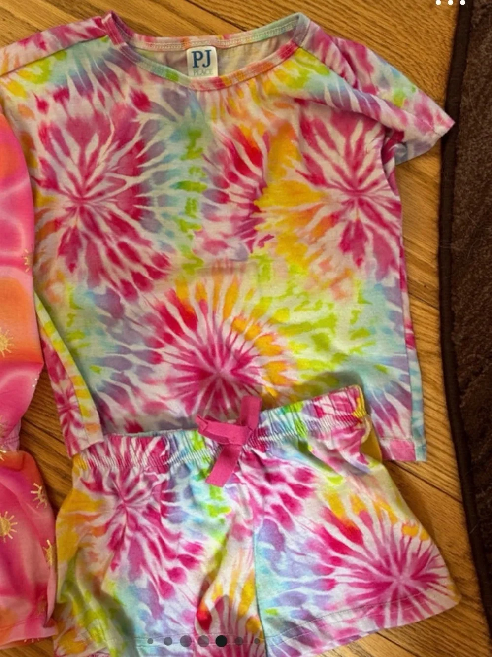 The Children's Place 6 sets Girls Pajama Set Bundle - Pink, Mint, Navy, Tie-Dye
